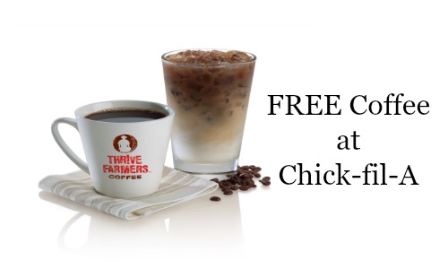 free coffee at chick-fil-a
