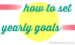 how to set yearly goals from Southern Saves