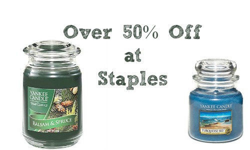 yankee candles staples