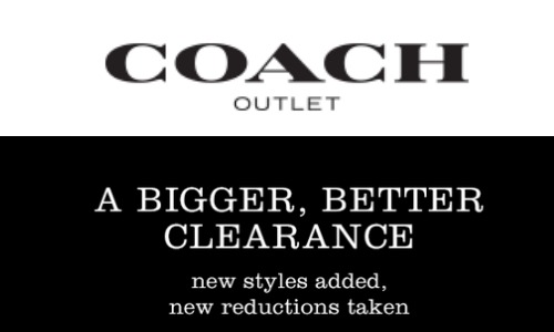 coach outlet clearance