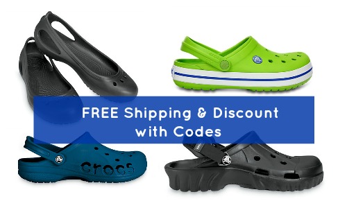 crocs discount and free shipping