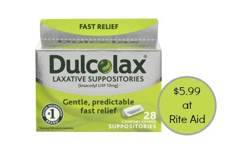  Rite Aid Fast Relief Laxative Suppositories, Bisacodyl