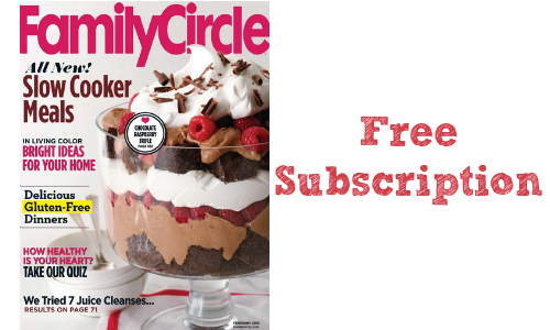 family circle subscription