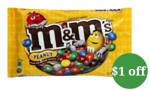 m&m's coupon 1 off