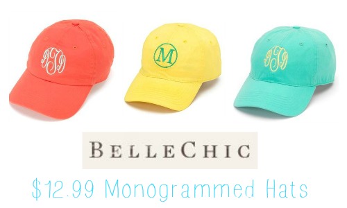 monogrammed hats
