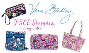 vera bradley free shipping