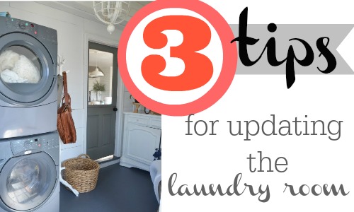 3 tips for updating the laundry room