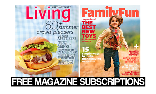 FamilyFun & Martha Stewart Living Magazines