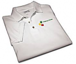 embroidered polo