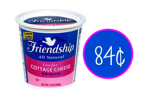 Friendship Cottage Cheese As Low As 84 Southern Savers