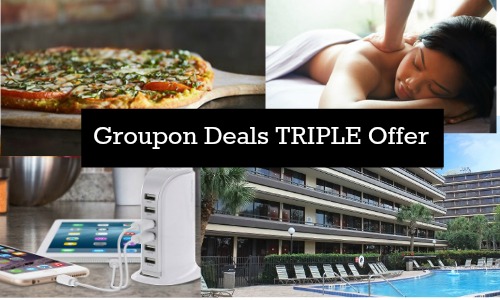 groupon deals triple offer