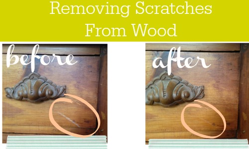 how to remove scratches from wood using only a walnut