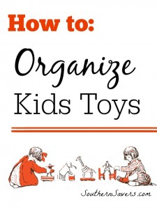 organize kids toys
