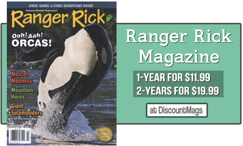 ranger rick magazine subscriptions