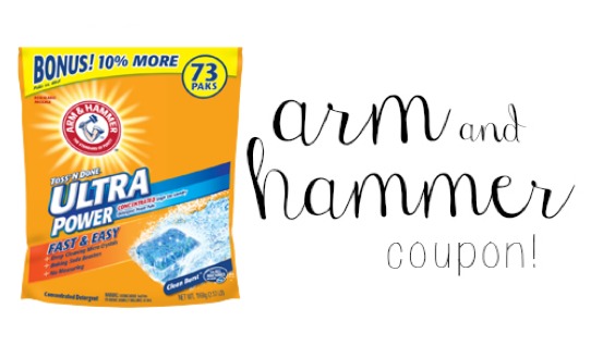 arm and hammer coupon