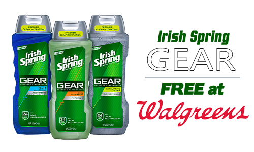 irish spring coupon gear body wash free walgreens