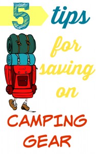 Spend a night outside frugaly with my 5 tips for saving on camping gear!