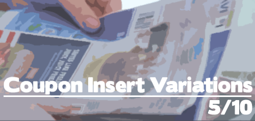coupon insert variations 5 10
