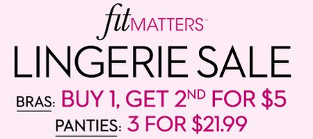 Macy's Lingerie Sale: BOGO For $5 Bras + More :: Southern Savers