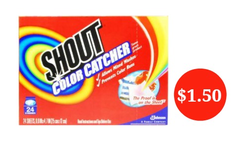 Shout Coupon  Color Catcher for $1.50 :: Southern Savers