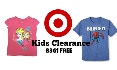 target clearance kids b3g1 free
