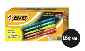 BIC highlighters