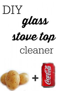 DIY glass stove top cleaner
