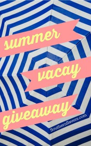 Enter the giveaway for all sorts of fun summer vacation treats!