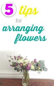 Here are 5 simple tips for arranging flowers.
