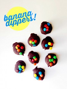 If you've got chocolate and bananas, you can make this yummy treat! Banana dippers are easy and fun for kids. 