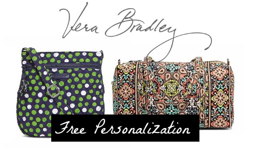 free personalization vera bradley