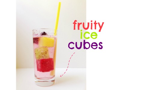 fruity ice cubes