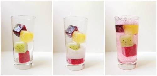 fruity ice cubes