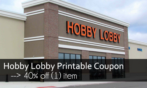 hobby lobby printable coupon