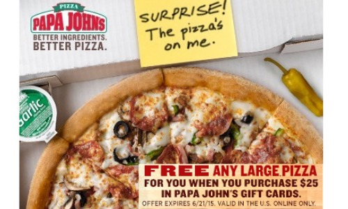 papa johns deal