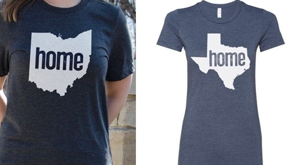home graphic tee