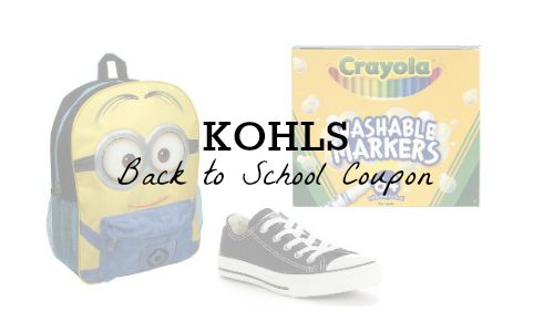 kohls back to school coupon