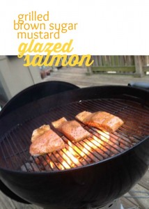 This recipe for Grilled Brown Sugar Mustard Glazed Salmon is easy, only requires a few ingredients, and is oh so yummy.