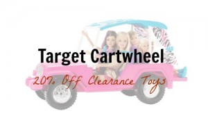 target toy clearance cartwheel