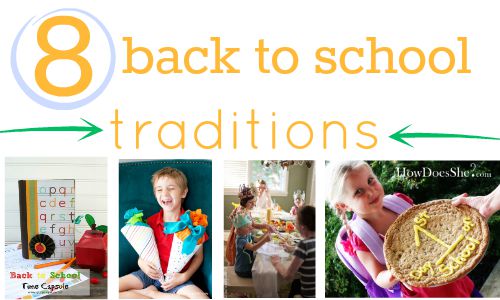 8 back to school traditions