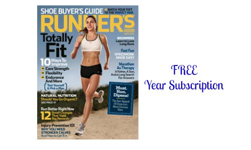FREE runners world magazine subscription