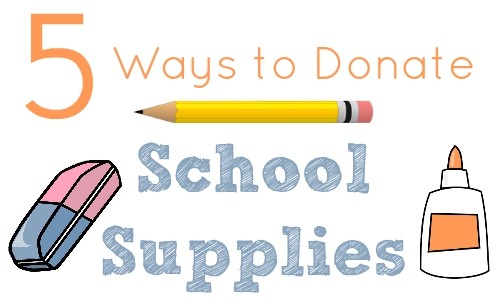 donate school supplies