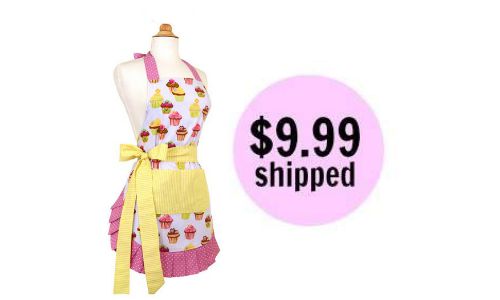 frosted cupcake apron