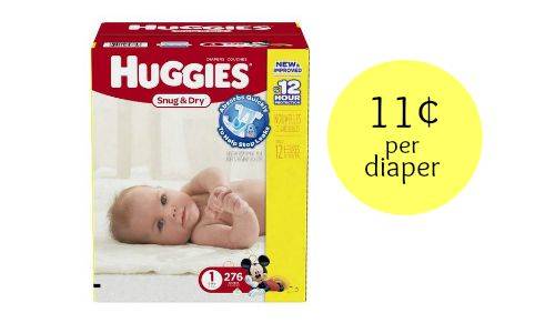 huggies snug and dry diapers