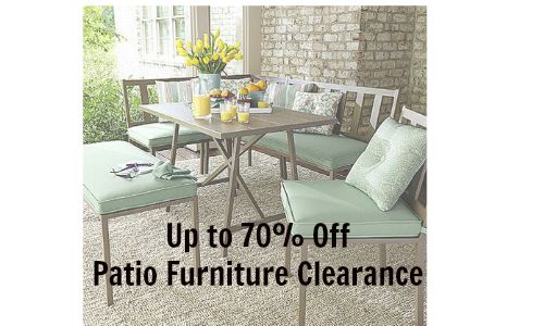 patio furniture clearance kmart