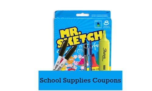 school supplies coupons