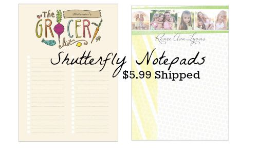 shutterfly notepads