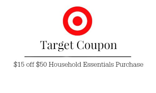 target household essentials coupon