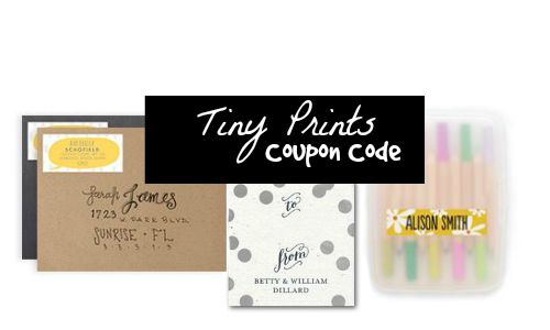 tinyprints coupon code 40 off