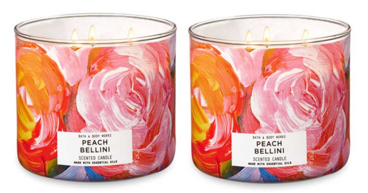 3-wick candle